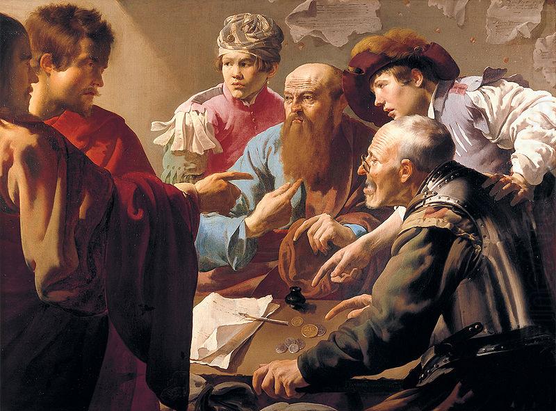 The Calling of St. Matthew, Hendrick ter Brugghen